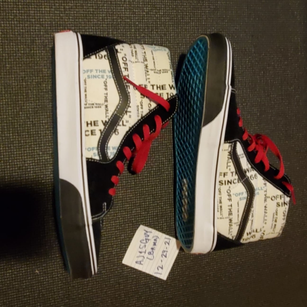 Vans high top.
